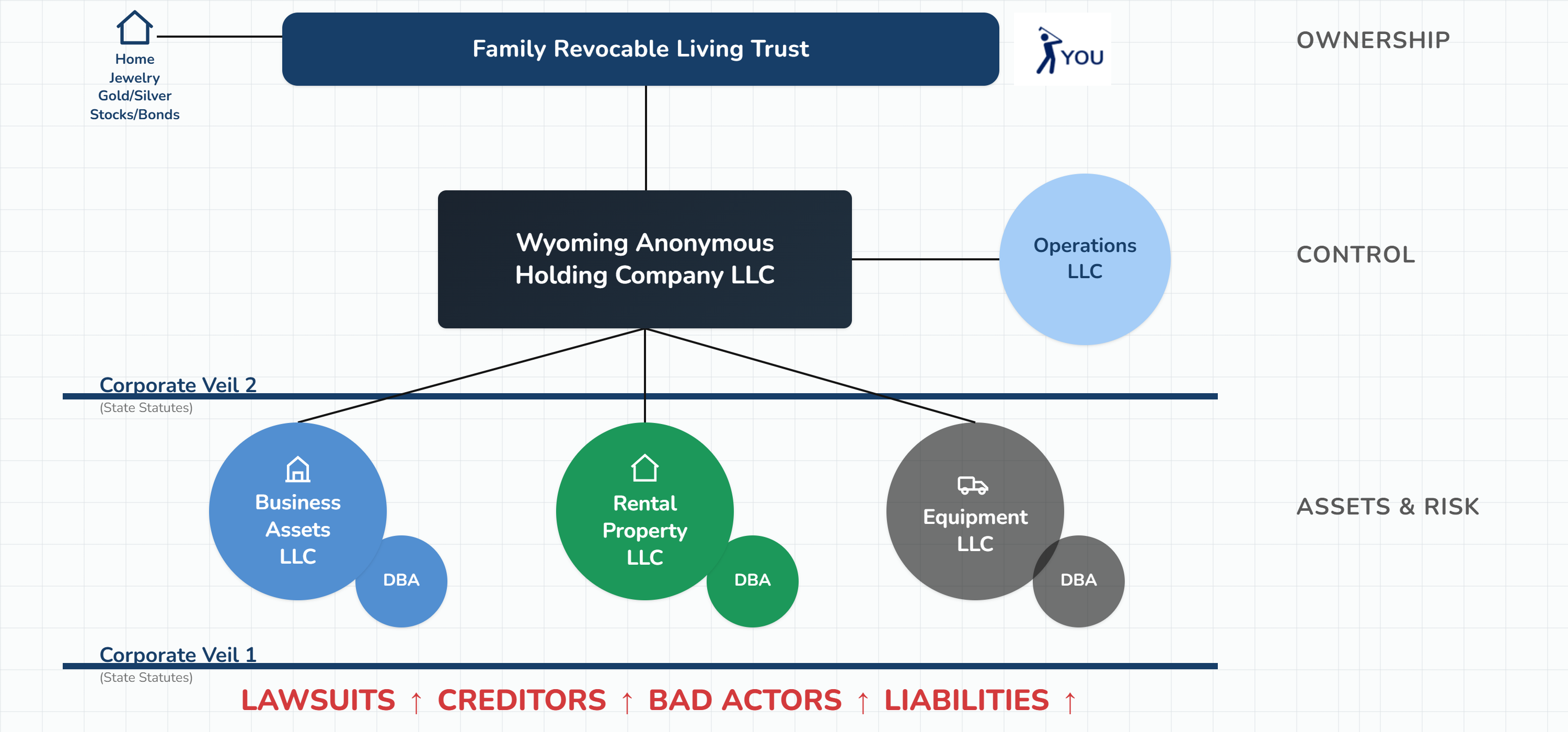 Sample advanced asset protection structure